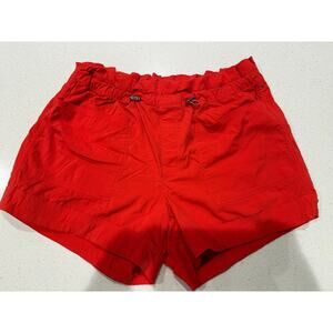 Athleta‎ Trekkie Paper Bag Short Red 2